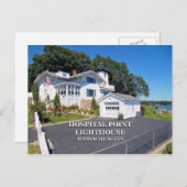 Vuurtoren van het ziekenhuis, Massachusetts Briefkaart (Voorkant / Achterkant)