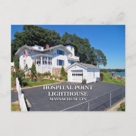 Vuurtoren van het ziekenhuis, Massachusetts Briefkaart