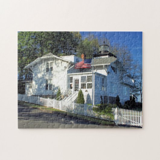 Vuurtoren van het ziekenhuis, Massachusetts Legpuzzel (Horizontaal)