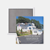 Vuurtoren van het ziekenhuis, Massachusetts Magneet (Voorkant / Achterkant)