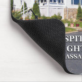 Vuurtoren van het ziekenhuis, Massachusetts Muismat (Hoek)