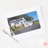 Vuurtoren van het ziekenhuis, Massachusetts Rechthoekige Sticker (Envelop)