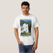 Vuurtoren van het ziekenhuis, Massachusetts T-shirt (Voorkant volledig)