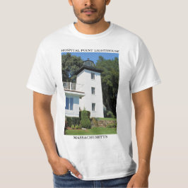 Vuurtoren van het ziekenhuis, Massachusetts T-shirt