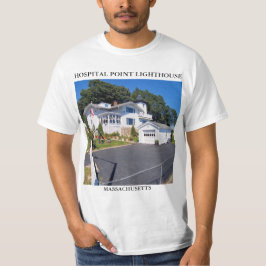 Vuurtoren van het ziekenhuis, Massachusetts T-shirt
