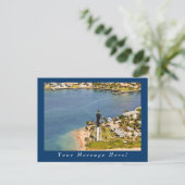 Vuurtoren van Hillsboro Briefkaart (Staand voorkant)