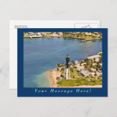 Vuurtoren van Hillsboro Briefkaart (Voorkant / Achterkant)