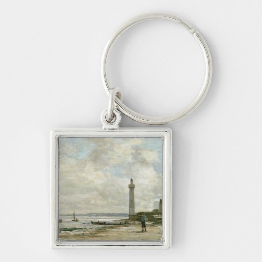 vuurtoren van Honfleur, 1864-66 (olie op het panee Sleutelhanger (Voorkant)