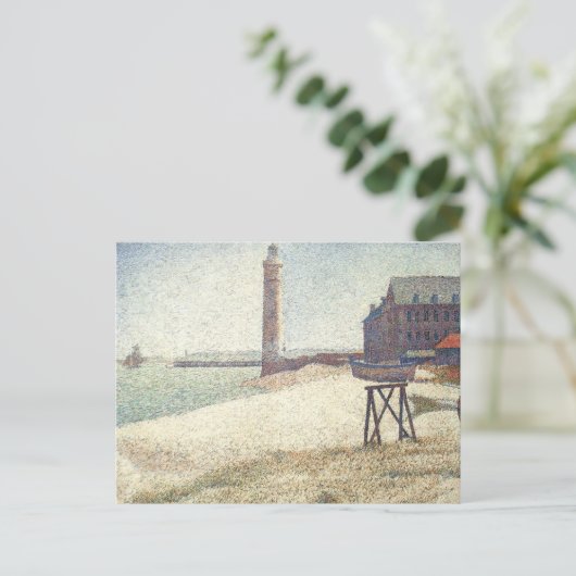 vuurtoren van Honfleur Briefkaart (Staand voorkant)