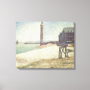 Vuurtoren van Honfleur Canvas Afdruk