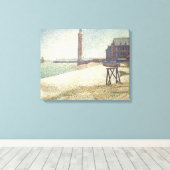 Vuurtoren van Honfleur Canvas Afdruk (Insitu (Houten vloer))