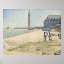 vuurtoren van Honfleur - Georges Seurat Fine Art