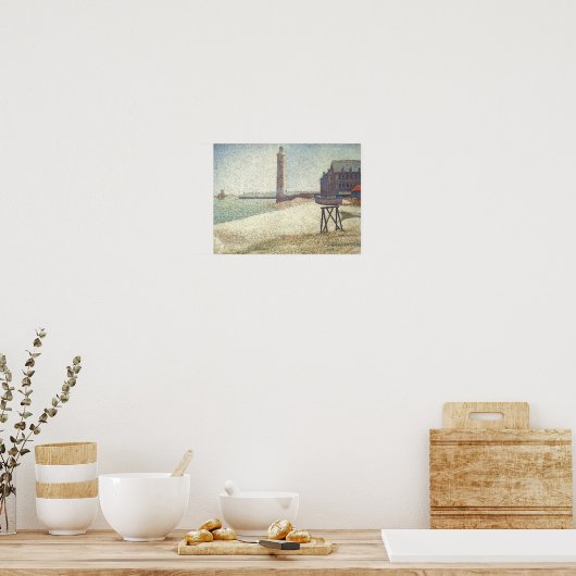 Vuurtoren van Honfleur Poster (Keuken)