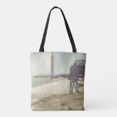 Vuurtoren van Honfleur Tote Bag (Achterkant)
