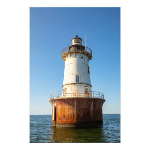 Vuurtoren van Hoopers Island Foto Afdruk