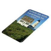 Vuurtoren van hout, Maine Flexi Magnet Magneet (Linkerzijde)