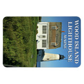 Vuurtoren van hout, Maine Flexi Magnet Magneet (Horizontaal)