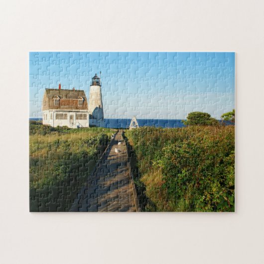 Vuurtoren van hout, Maine Puzzle Legpuzzel (Horizontaal)