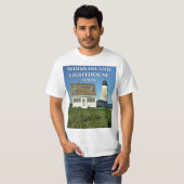 Vuurtoren van hout, Maine T-Shirt (Voorkant volledig)