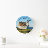 Vuurtoren van houten eilanden, ringbandklok rond ronde klok (Huis)