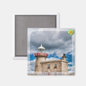 Vuurtoren van Howth Magneet (Voorkant / Achterkant)