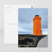 vuurtoren van IJsland - Briefkaart (Voorkant / Achterkant)
