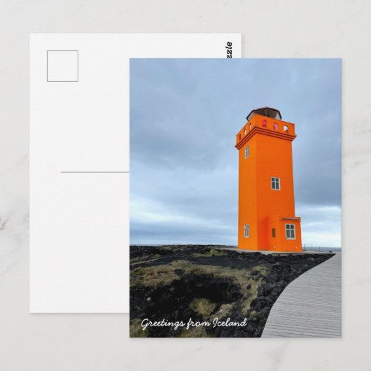 vuurtoren van IJsland - Briefkaart (Voorkant / Achterkant)