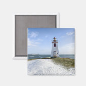 vuurtoren van Inch Arran | New Brunswick Magneet (Voorkant / Achterkant)