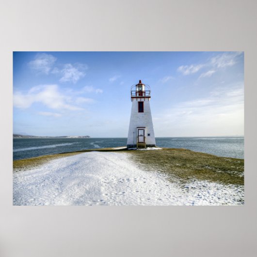 vuurtoren van Inch Arran | New Brunswick Poster (Voorkant)