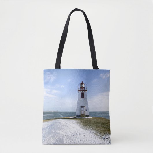vuurtoren van Inch Arran | New Brunswick Tote Bag (Voorkant)