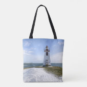 vuurtoren van Inch Arran | New Brunswick Tote Bag (Achterkant)