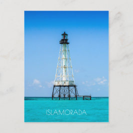 vuurtoren van Islamorada Florida Briefkaart
