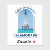 vuurtoren van Islamorada Florida Sticker (Vel)