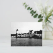 vuurtoren van Isle Au Haut Briefkaart (Staand voorkant)