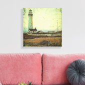 vuurtoren van  kaapolie canvas afdruk (Insitu (Woonkamer))