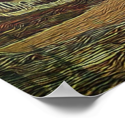  vuurtoren van  kaapolie poster (Hoek)