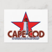 Vuurtoren van Kaapskabeljauw Briefkaart (Voorkant)