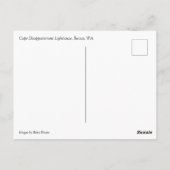 Vuurtoren van Kaapverdië, WA Briefkaart (Achterkant)