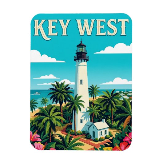 Vuurtoren van Key West Magneet (Verticaal)