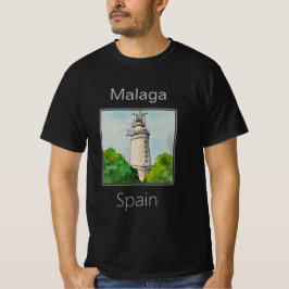 Vuurtoren van La Farola, Malaga, Spanje T-shirt