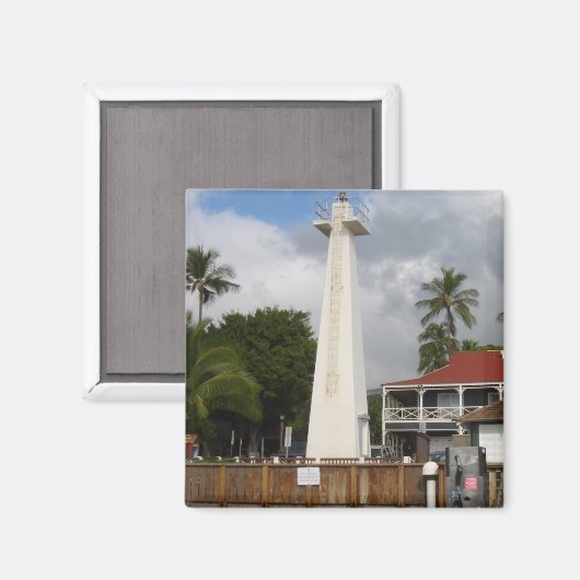 vuurtoren van Lahaina Magneet (Voorkant / Achterkant)