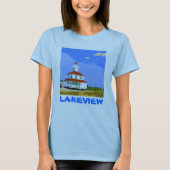 vuurtoren van LAKEVIEW T-shirt (Voorkant)