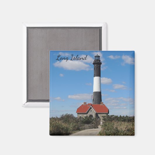 Vuurtoren van Long Island Magneet (Voorkant / Achterkant)