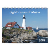 vuurtoren van Maine 2009 Kalender (Hoes)