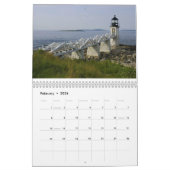 vuurtoren van Maine Kalender (Feb 2026)