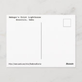 vuurtoren van Makapu'u Briefkaart (Achterkant)