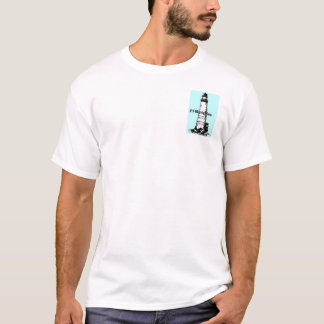 vuurtoren van mannen t-shirt