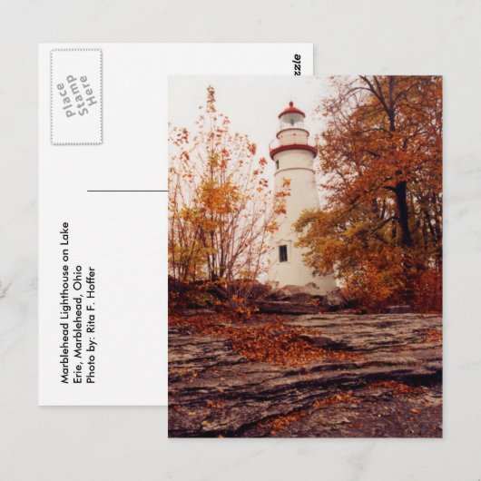 vuurtoren van Marblehead Briefkaart (Voorkant / Achterkant)