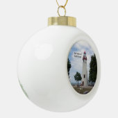 vuurtoren van Marblehead Keramische Bal Ornament (Links)