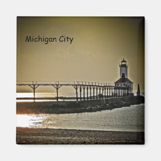 vuurtoren van Michigan City Indiana Magneet